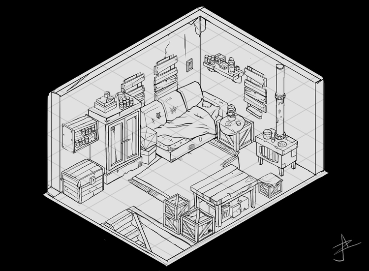 Локация "Дом протагониста"