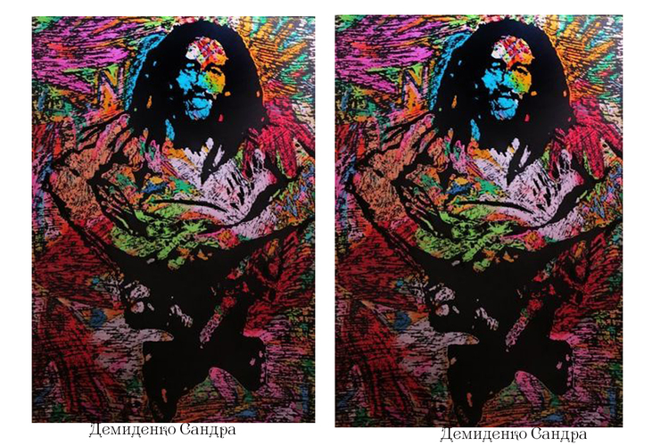 портрет Боб Марли