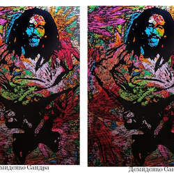 портрет Боб Марли