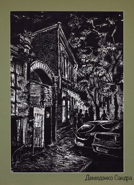 пейзаж графика