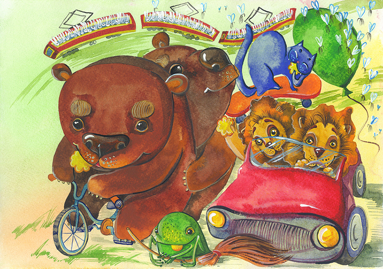 Тараканище ехали медведи на велосипеде песня. Чуковский к.и. "Тараканище".