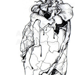 картина из триптиха образов "Плач розы"