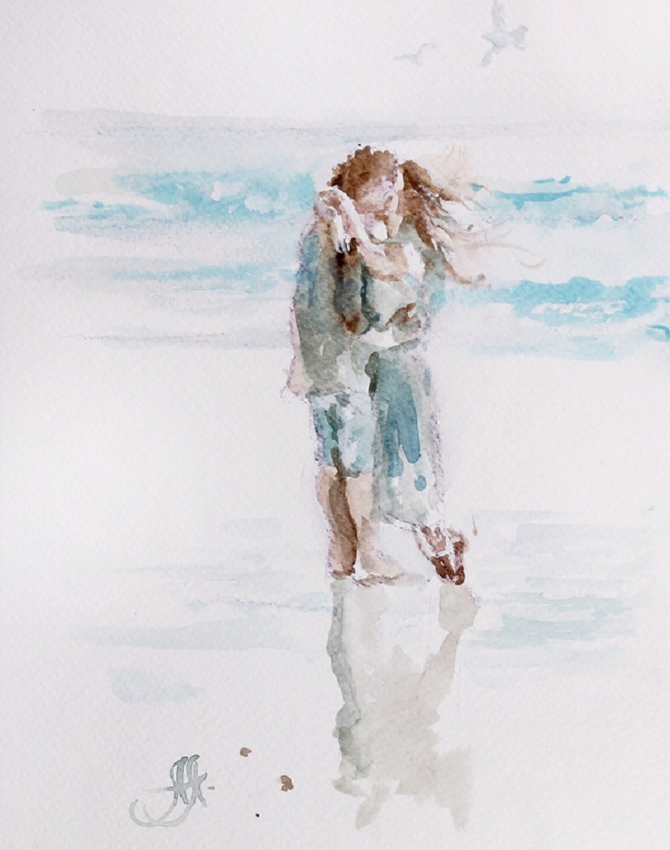 Акварели о море