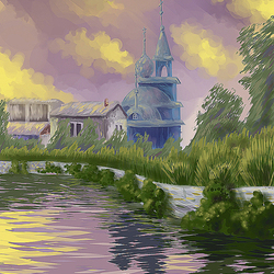 деревенская церквушка