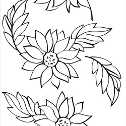 Detail drawing of flowers