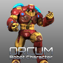 3d моделирование orcum робот характер