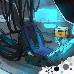 Spaceship WiP concept  