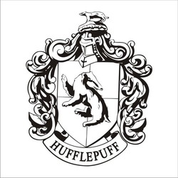 Отрисовка в вектор гербы из фильма "Гарри Поттер"