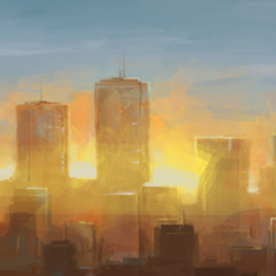 иллюстрация (игровой фон )City 