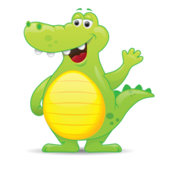 Персонаж для игры "Croco Memory Test"