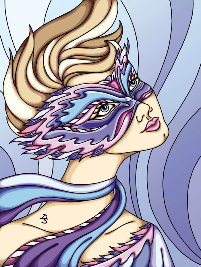 Иллюстрация Маска. Ветер в стиле 2d | Illustrators.ru