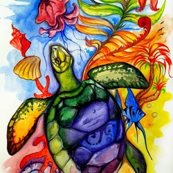 Dreams of sea turtle