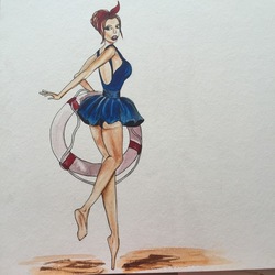 pin-up girl