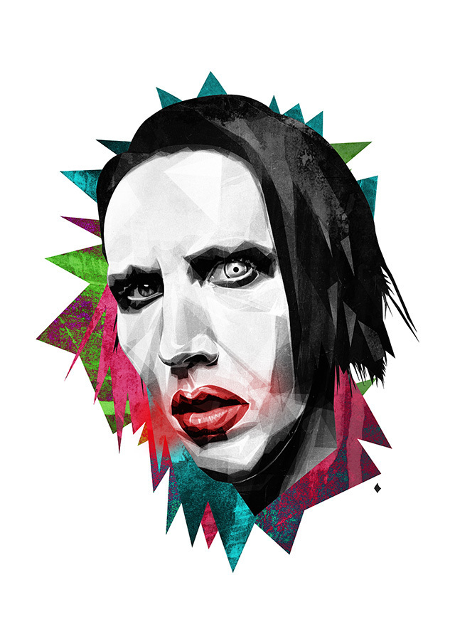 Marilyn manson рисунки