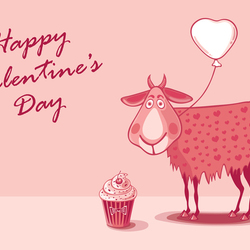 Valentine Goat