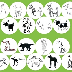 Зарисовки персонажей к книге "Дизайн и семеро козлят"