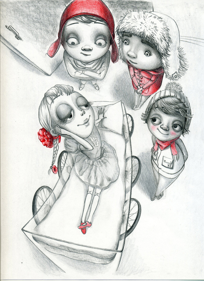 Иллюстрация Страшилки. К рас. "Гроб на колесиках". в