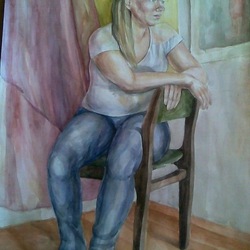 живопись фигура человека