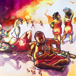 Иллюстрации к африканским сказкам