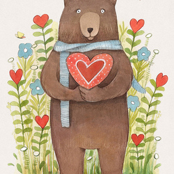 Влюблённый медведь