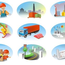 Серия иконок для сайта транспортной компании