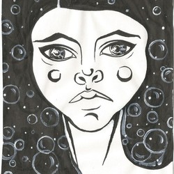 Черные волосы