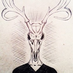 Череп оленя