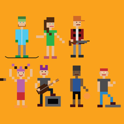 8-bit characters pack