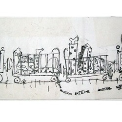 Иллюстрация к детской сказке "Бабай-каравай"