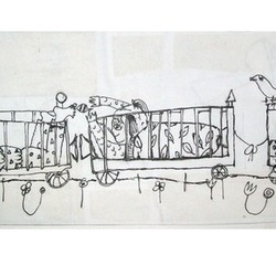 Иллюстрация к детской сказке "Бабай-каравай"