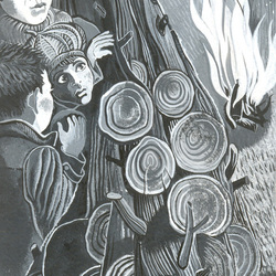 Взрыв. Иллюстрация к книге П.П. Строганова "На оперативной работе"