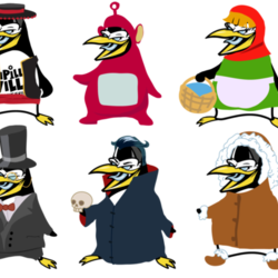 Penguin stikers