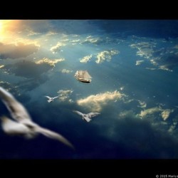 Коллаж в технике matte painting 2