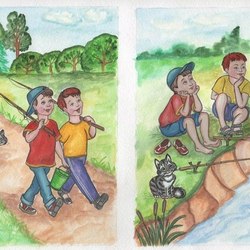 На рыбалку, часть первая