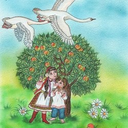 Сказка " Гуси лебеди"
