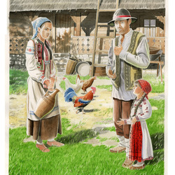 Румынская семья.