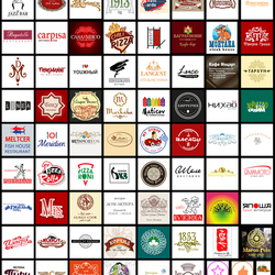 отрисовка логотипов ресторанов для сайта "везём еду"