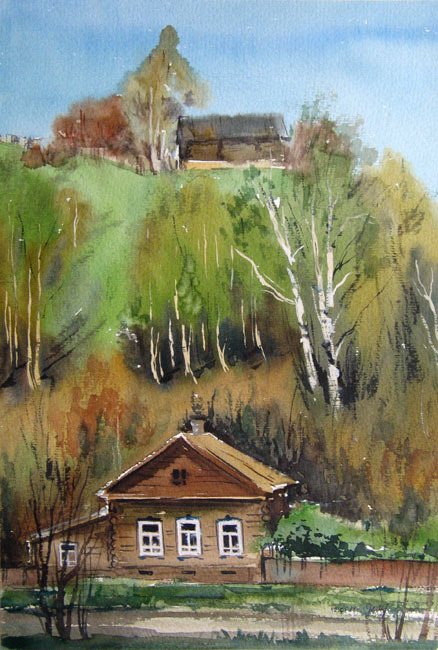 Иллюстрация Весеннее настроение в стиле реализм | Illustrators.ru