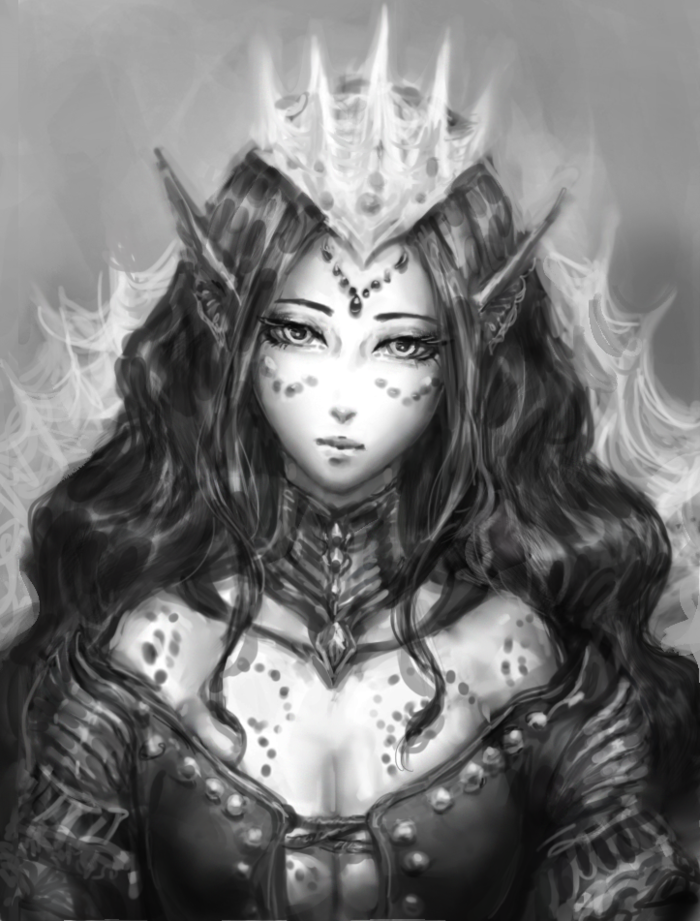 Elven princess. Elf Princess anime Art.