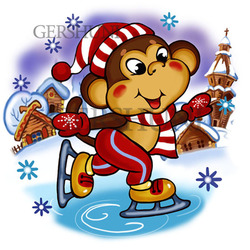 Обезьянка-символ года 2016!