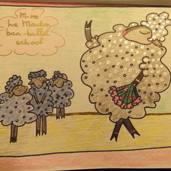 Sheepy-sketchy:baa-ballet school