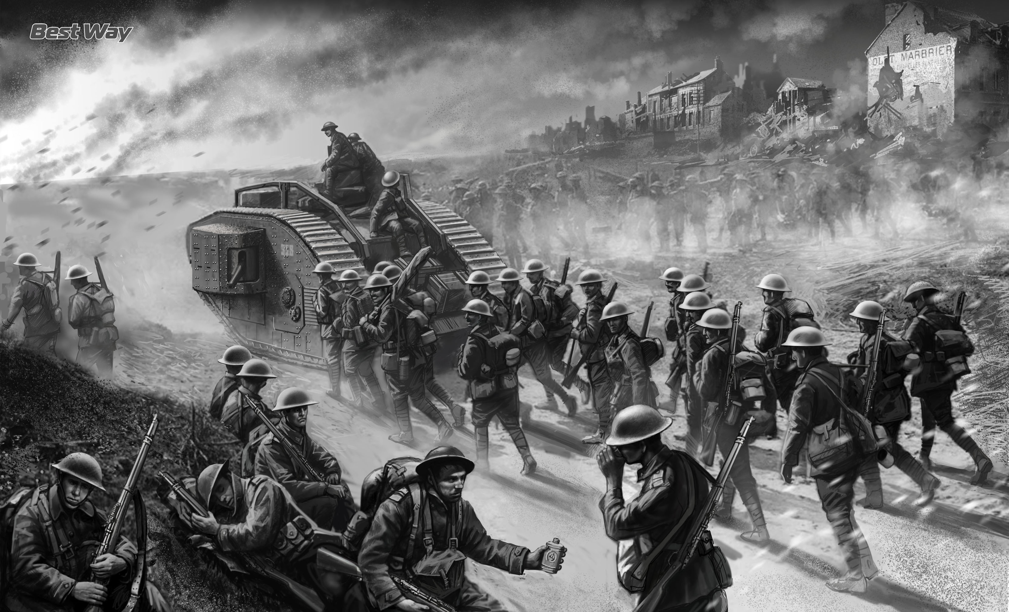 Мировые войны первая и вторая явились. Германская Имперская армия Art 1914 - 1918.