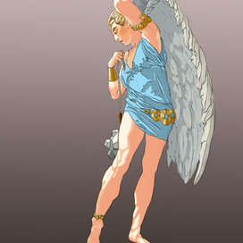 ангел.набросок персонажа