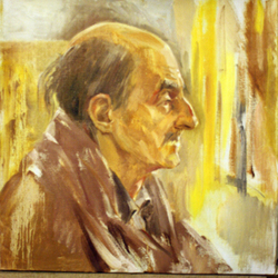 Портрет натурщика в мастерской В.Совкуева