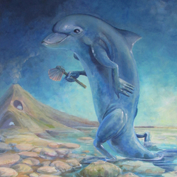 Дельфин прямоходящий