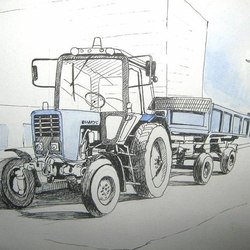 Трактор (пленер)