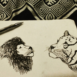 лев и тигр