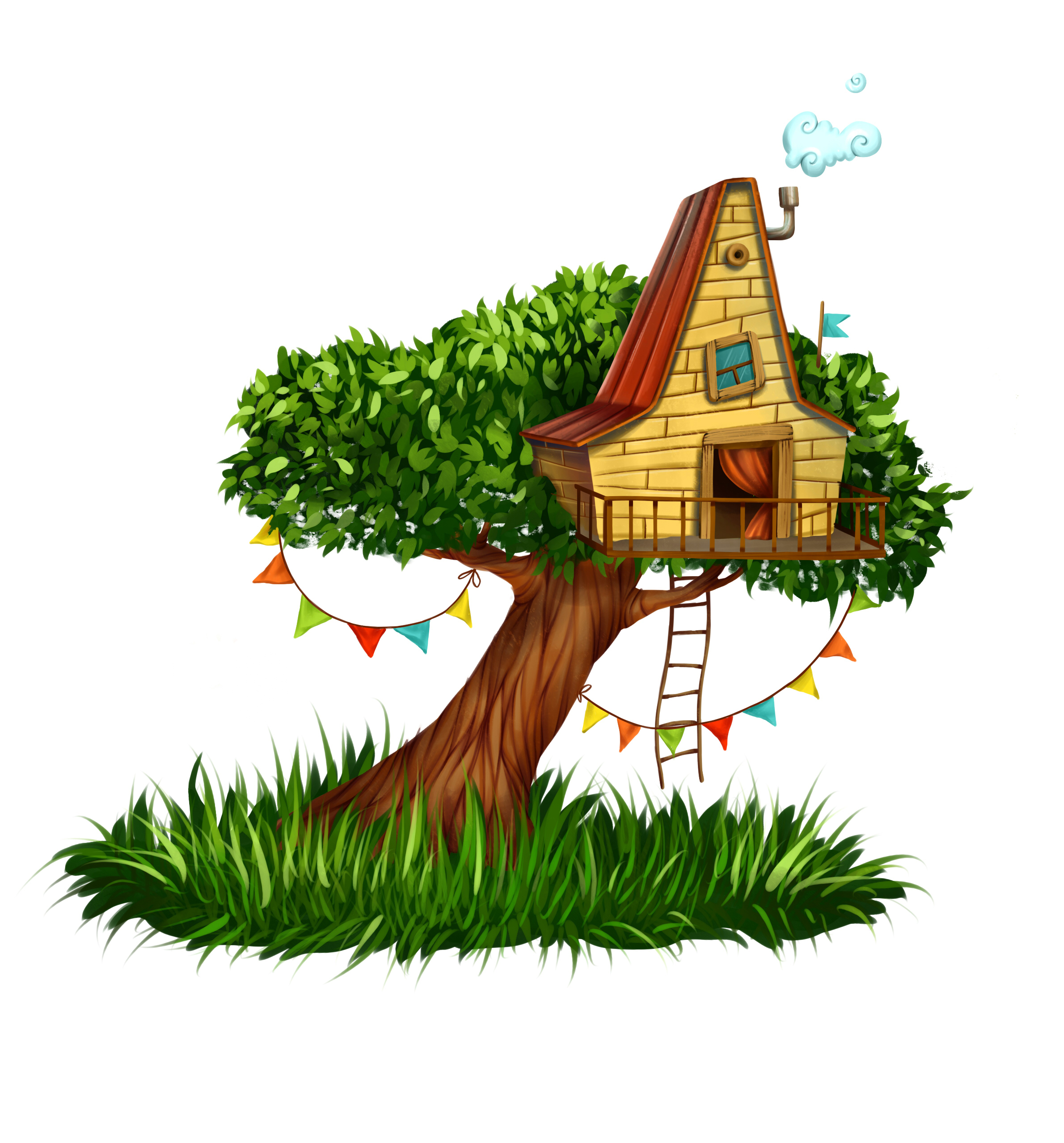 Сказочный дом на дереве