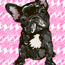 Иллюстрация собаки породы Франзуский бульдог