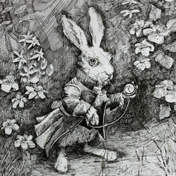 Кролик из "Алисы в стране чудес"